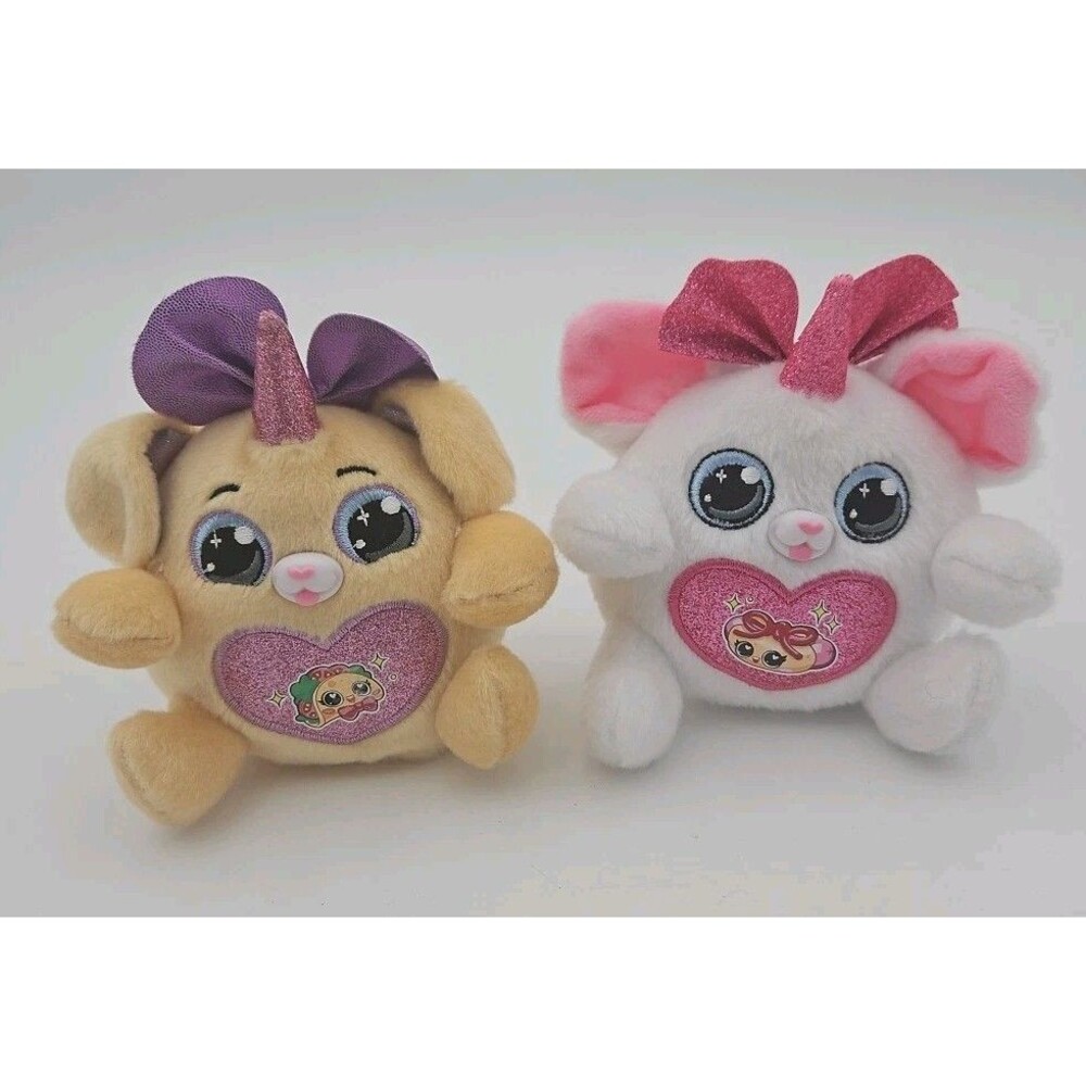 4.5" Rainbocorns Puppycorn Surprise Taco & White Chihuahua Plush Glitter Sparkle